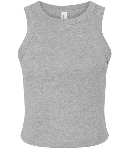 Bella - Ladies Micro Rib Racer Tank Top - BL1019 SWH XS