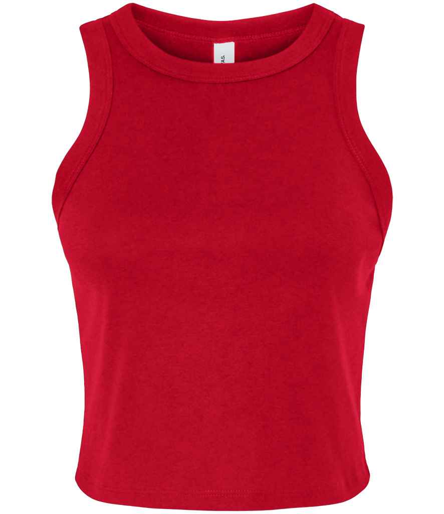 Bella - Ladies Micro Rib Racer Tank Top - BL1019 SWH XS