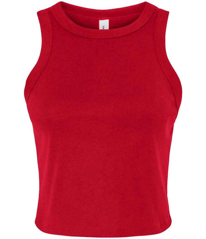 Bella - Ladies Micro Rib Racer Tank Top - BL1019 SWH XS