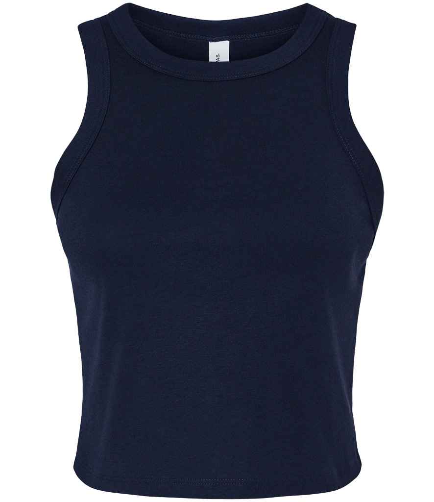 Bella - Ladies Micro Rib Racer Tank Top - BL1019 SWH XS