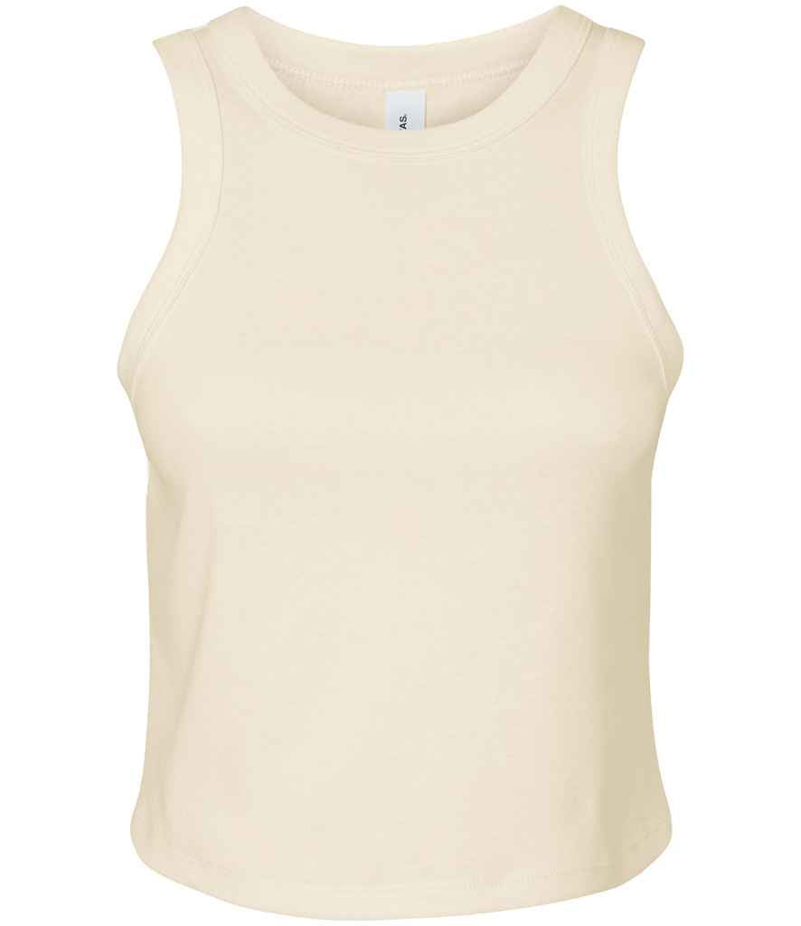 Bella - Ladies Micro Rib Racer Tank Top - BL1019 SWH XS