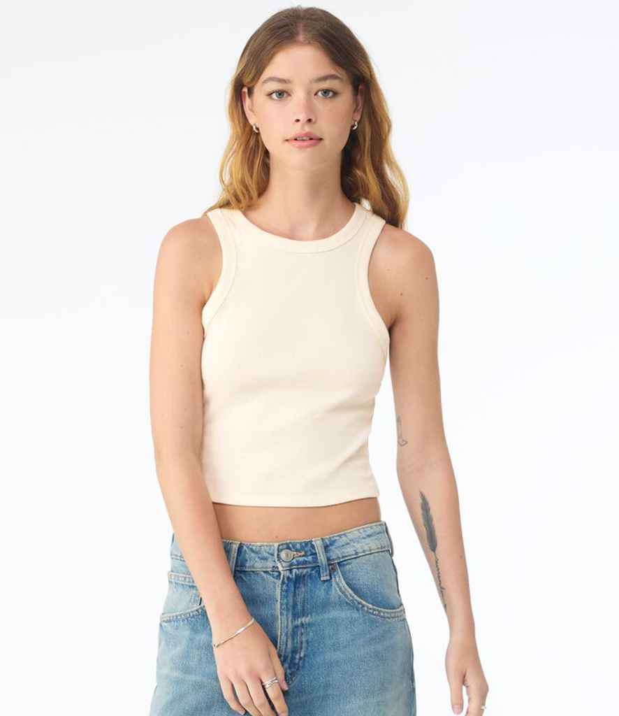 Bella - Ladies Micro Rib Racer Tank Top - BL1019 SNT XS