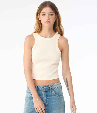 Bella - Ladies Micro Rib Racer Tank Top - BL1019 SNT XS