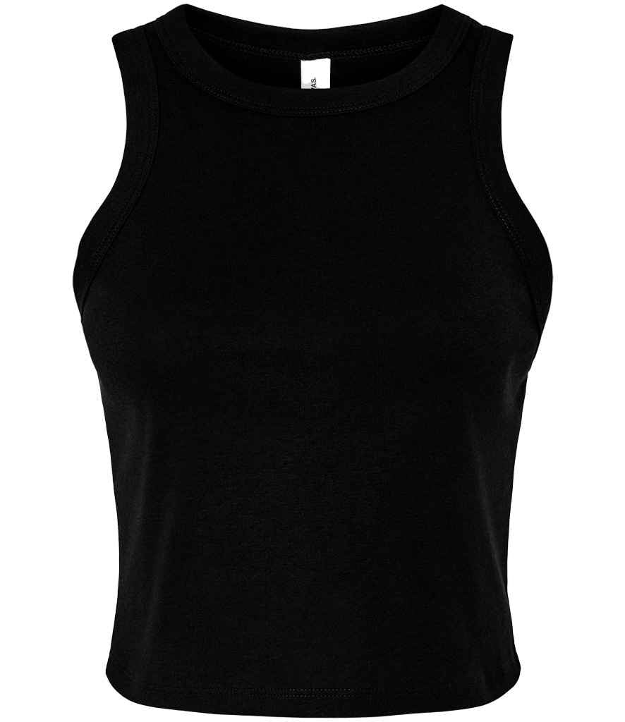 Bella - Ladies Micro Rib Racer Tank Top - BL1019 SWH XS