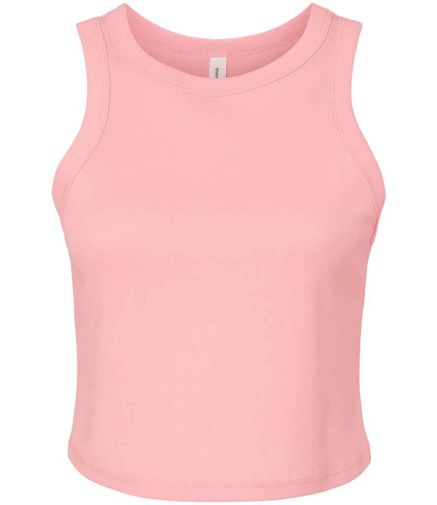 Bella - Ladies Micro Rib Racer Tank Top - BL1019 SWH XS