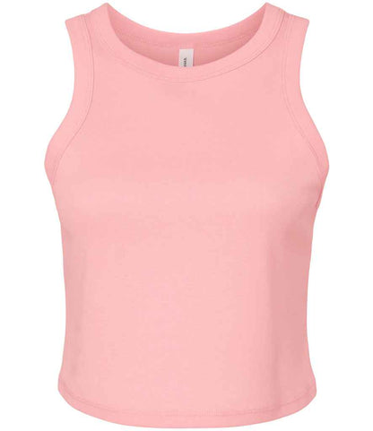 Bella - Ladies Micro Rib Racer Tank Top - BL1019 SWH XS