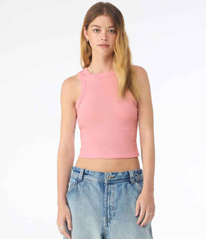 Bella - Ladies Micro Rib Racer Tank Top - BL1019 SPI XS