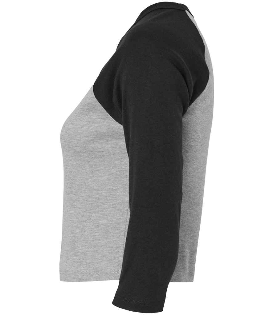 Bella - Ladies Micro Rib 3/4 Raglan Baby T-Shirt - Pierre Francis
