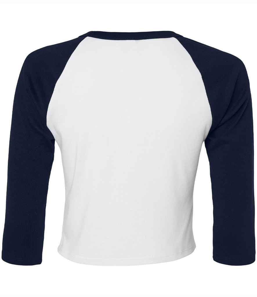 Bella - Ladies Micro Rib 3/4 Raglan Baby T-Shirt