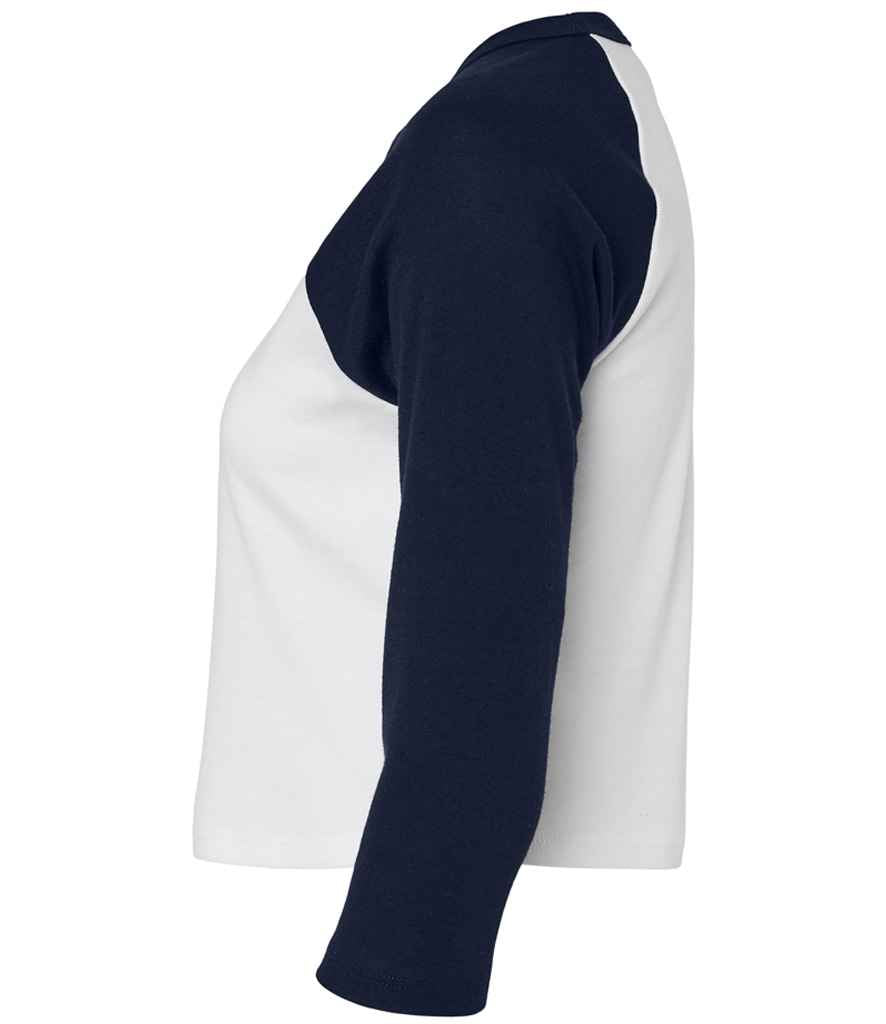 Bella - Ladies Micro Rib 3/4 Raglan Baby T-Shirt