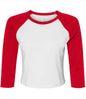Bella - Ladies Micro Rib 3/4 Raglan Baby T-Shirt - Pierre Francis