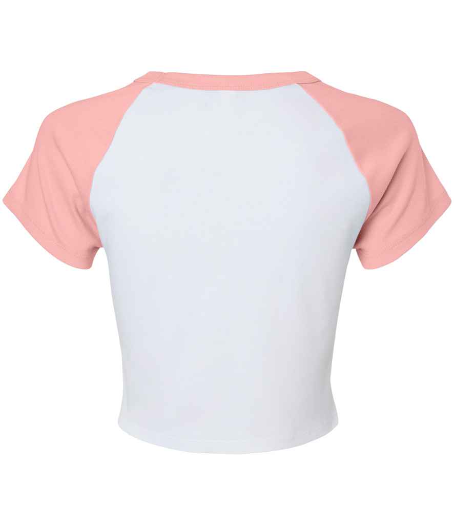 Bella - Ladies Micro Rib Raglan Baby T-Shirt