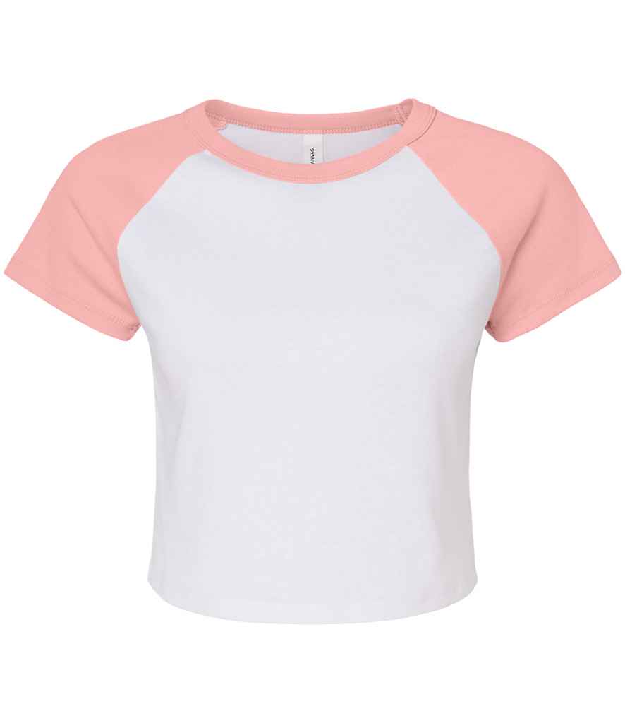 Bella - Ladies Micro Rib Raglan Baby T-Shirt