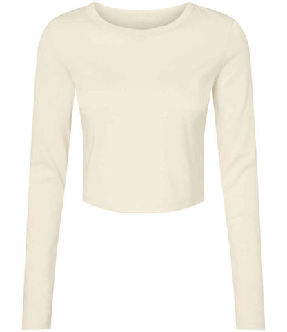Bella - Micro Rib Long Sleeve Baby T-Shirt - BL1501 SNT XS