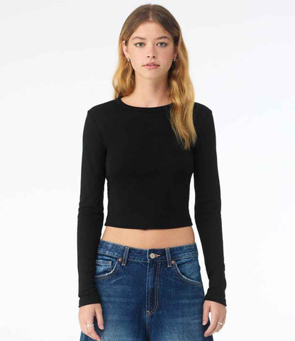 Bella - Micro Rib Long Sleeve Baby T-Shirt - BL1501 SOB XS