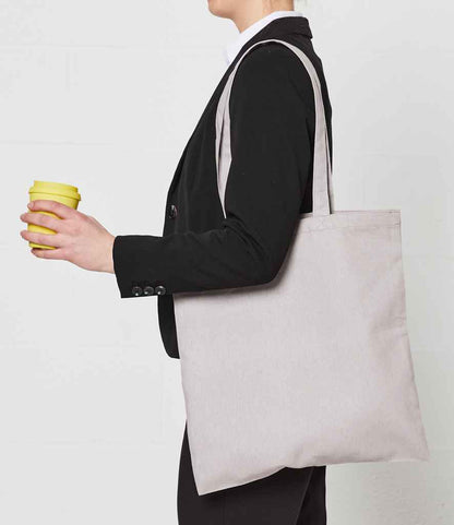 Brand Lab - Cotton Long Handle Shopper - BR001 SIL ONE