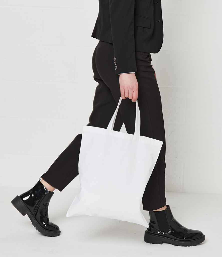 Brand Lab - Cotton Short Handle Shopper - BR002 WHI ONE