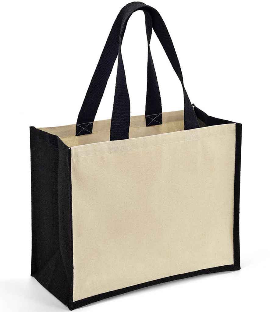 Brand Lab - Jute and Canvas Shopper - Pierre Francis