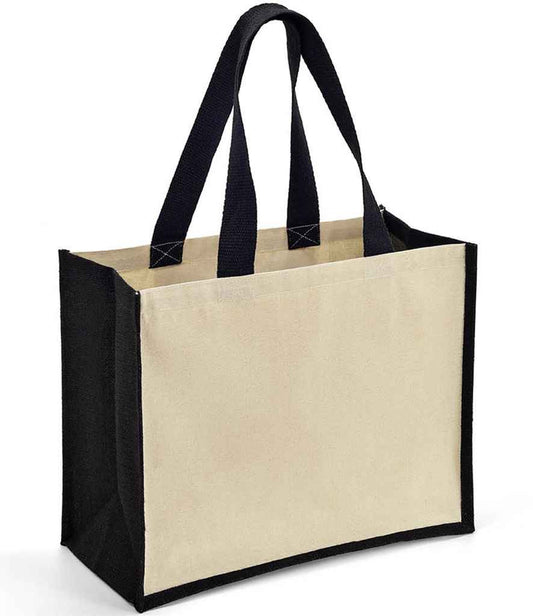 Brand Lab - Jute and Canvas Shopper - Pierre Francis