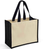 Brand Lab - Jute and Canvas Shopper - Pierre Francis