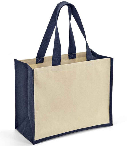 Brand Lab - Jute and Canvas Shopper - Pierre Francis
