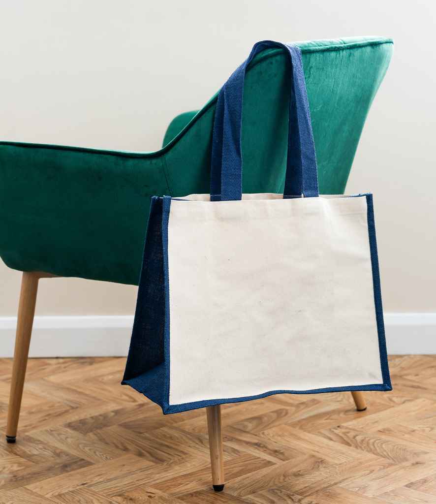 Brand Lab - Jute and Canvas Shopper - Pierre Francis