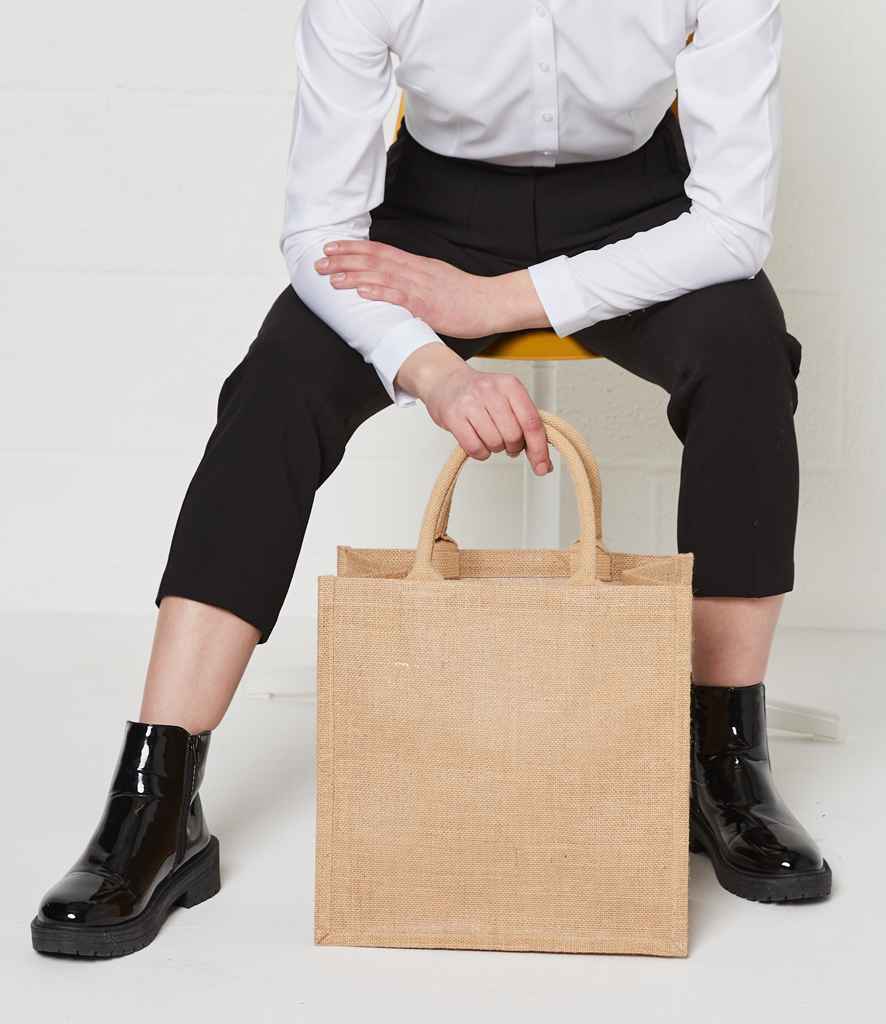 Brand Lab - Natural Jute Tote Bag - BR102 NAT ONE