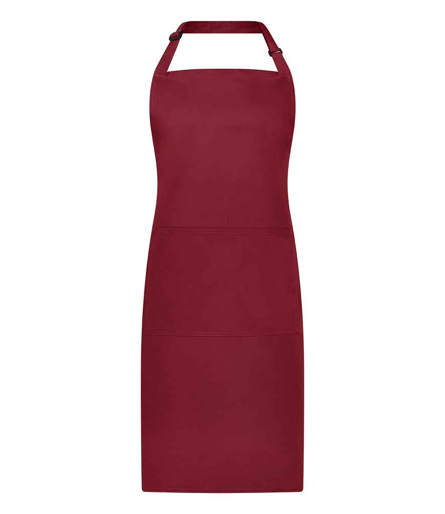 Brand Lab - Adjustable Bib Pocket Apron - BR501 BUR ONE
