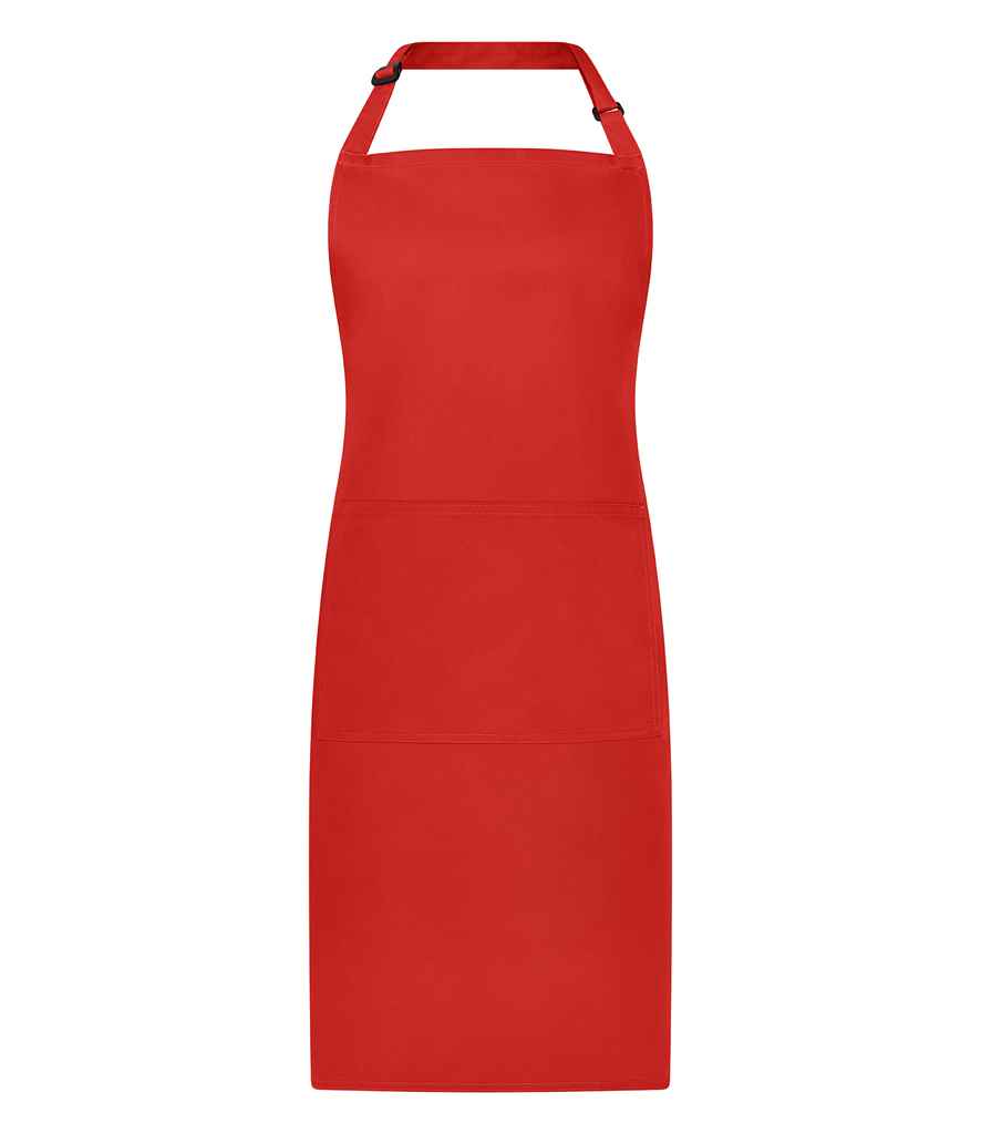 Brand Lab - Adjustable Bib Pocket Apron - BR501 RED ONE