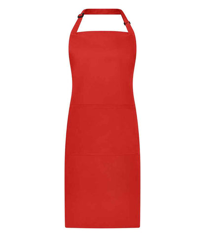 Brand Lab - Adjustable Bib Pocket Apron - BR501 RED ONE