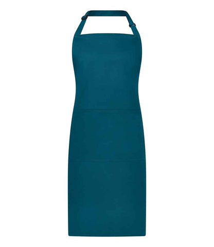 Brand Lab - Adjustable Bib Pocket Apron - BR501 TEA ONE
