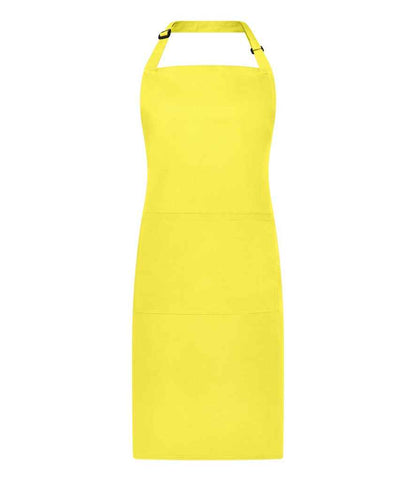 Brand Lab - Adjustable Bib Pocket Apron - BR501 YEL ONE