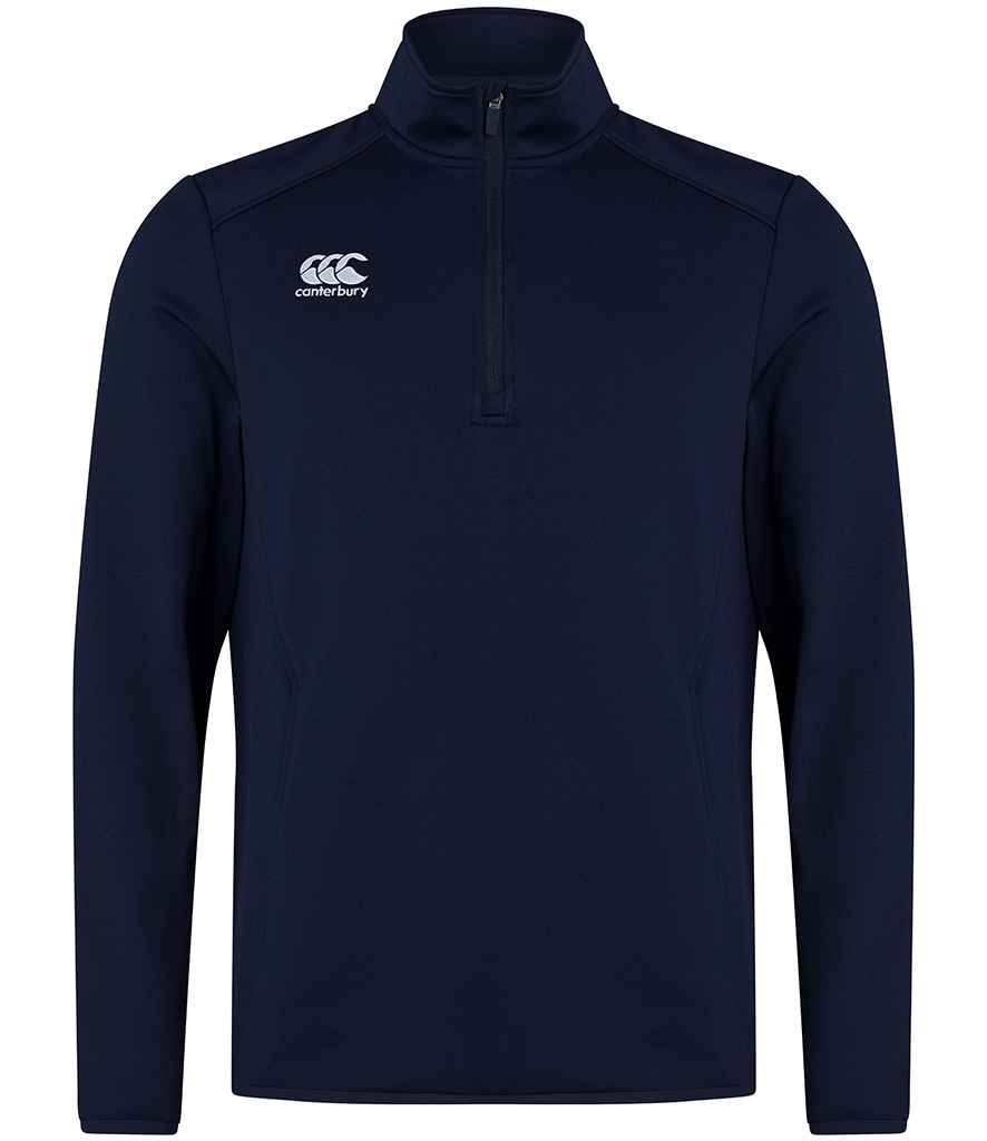 Canterbury - Club Zip Neck Mid Layer Training Top - CN267 NAV S