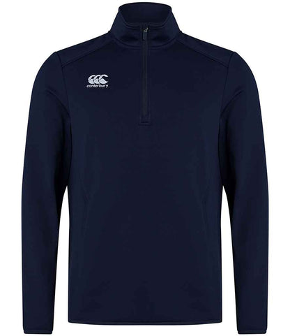 Canterbury - Club Zip Neck Mid Layer Training Top - CN267 NAV S