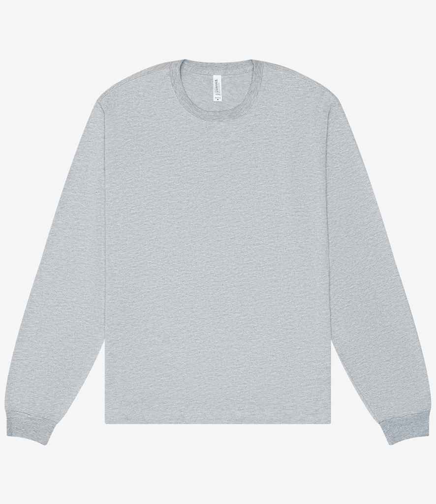 Canvas - Unisex Heavyweight Long Sleeve Boxy T-Shirt - CV3511 WHI XS