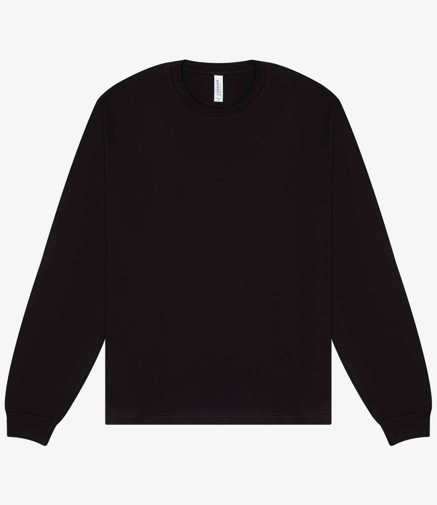 Canvas - Unisex Heavyweight Long Sleeve Boxy T-Shirt - CV3511 WHI XS