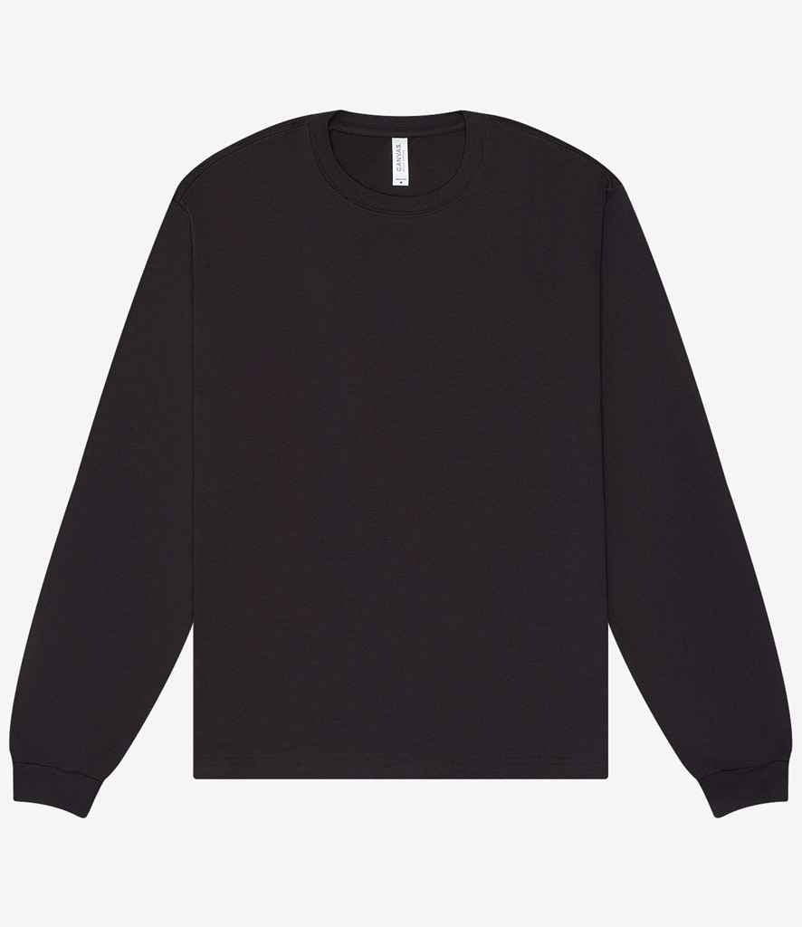 Canvas - Unisex Heavyweight Long Sleeve Boxy T-Shirt - CV3511 WHI XS