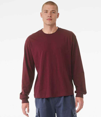Canvas - Unisex Heavyweight Long Sleeve Boxy T-Shirt - CV3511 MAR XS