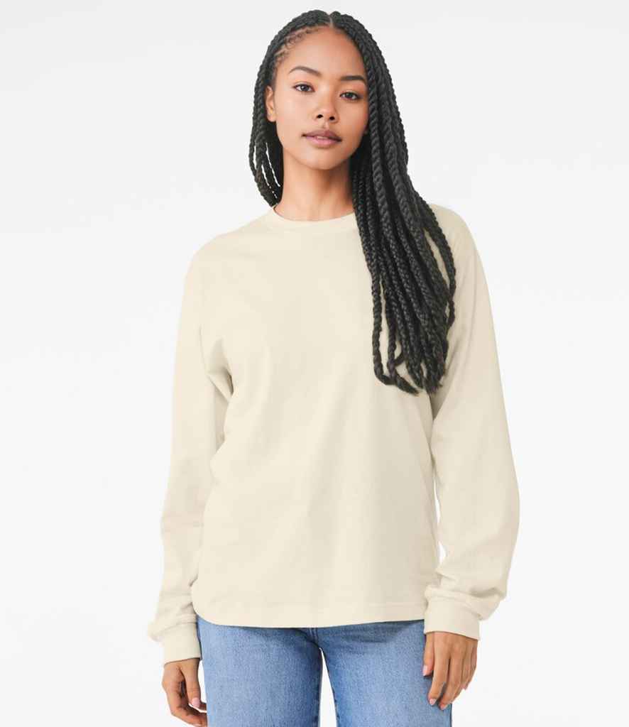 Canvas - Unisex Heavyweight Long Sleeve Boxy T-Shirt - CV3511 NAT XS