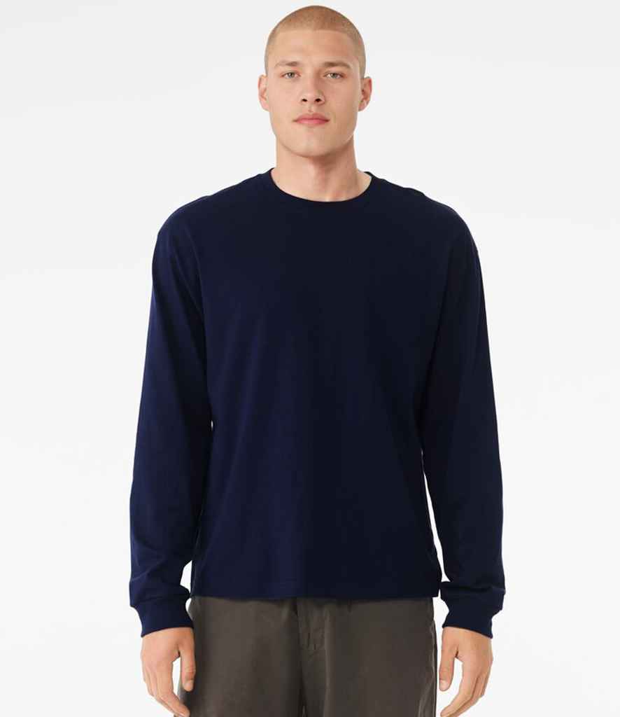 Canvas - Unisex Heavyweight Long Sleeve Boxy T-Shirt - CV3511 NAV XS