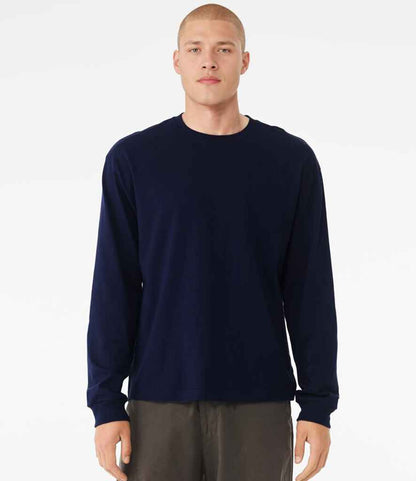 Canvas - Unisex Heavyweight Long Sleeve Boxy T-Shirt - CV3511 NAV XS