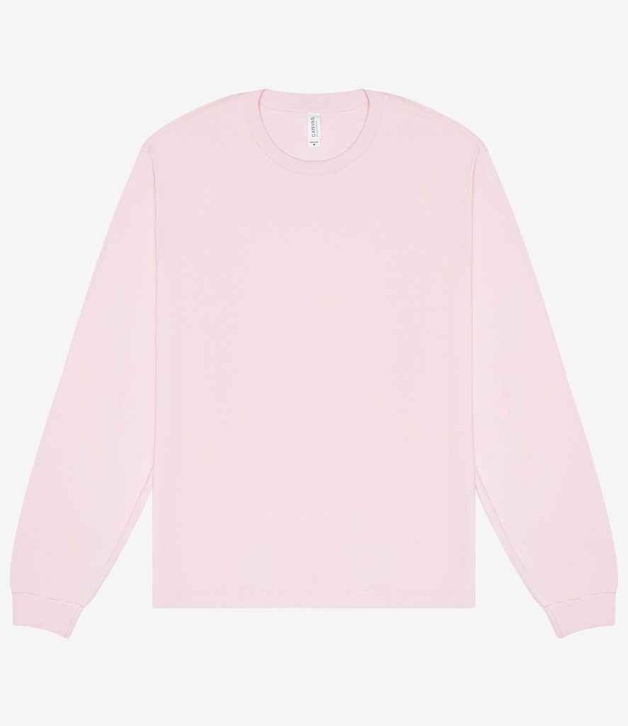 Canvas - Unisex Heavyweight Long Sleeve Boxy T-Shirt - CV3511 WHI XS
