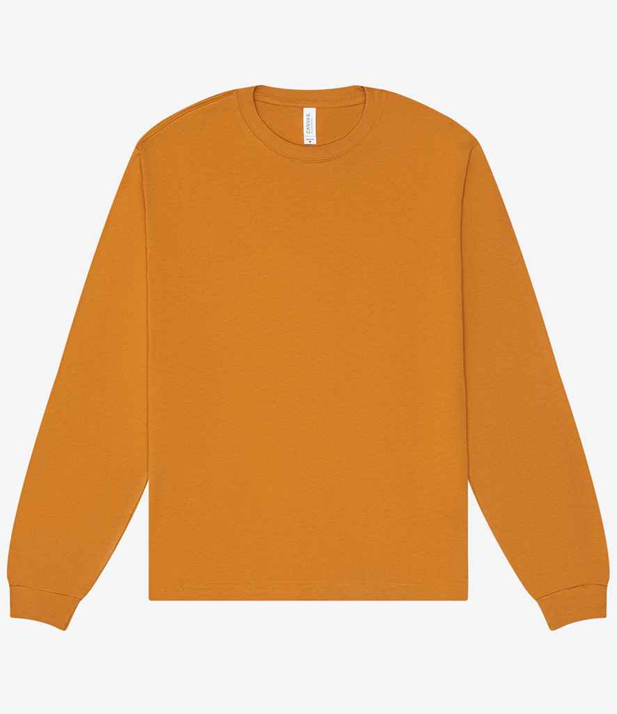 Canvas - Unisex Heavyweight Long Sleeve Boxy T-Shirt - CV3511 WHI XS