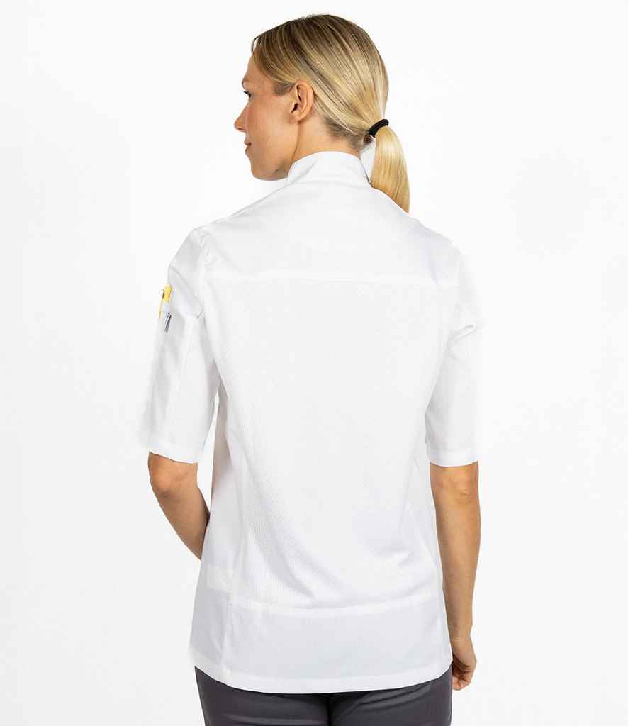 Dennys - Short Sleeve Press Stud Chef's Jacket - Pierre Francis