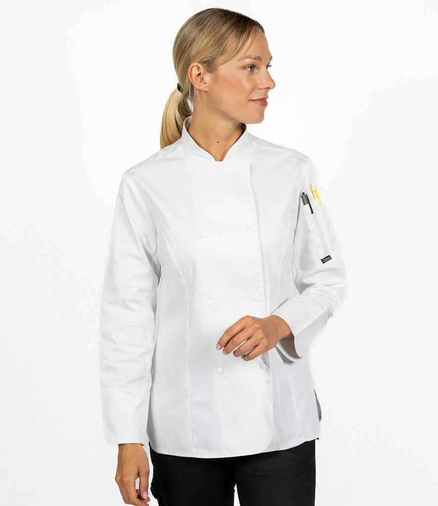 Dennys - Ladies Long Sleeve Premium Chef's Jacket