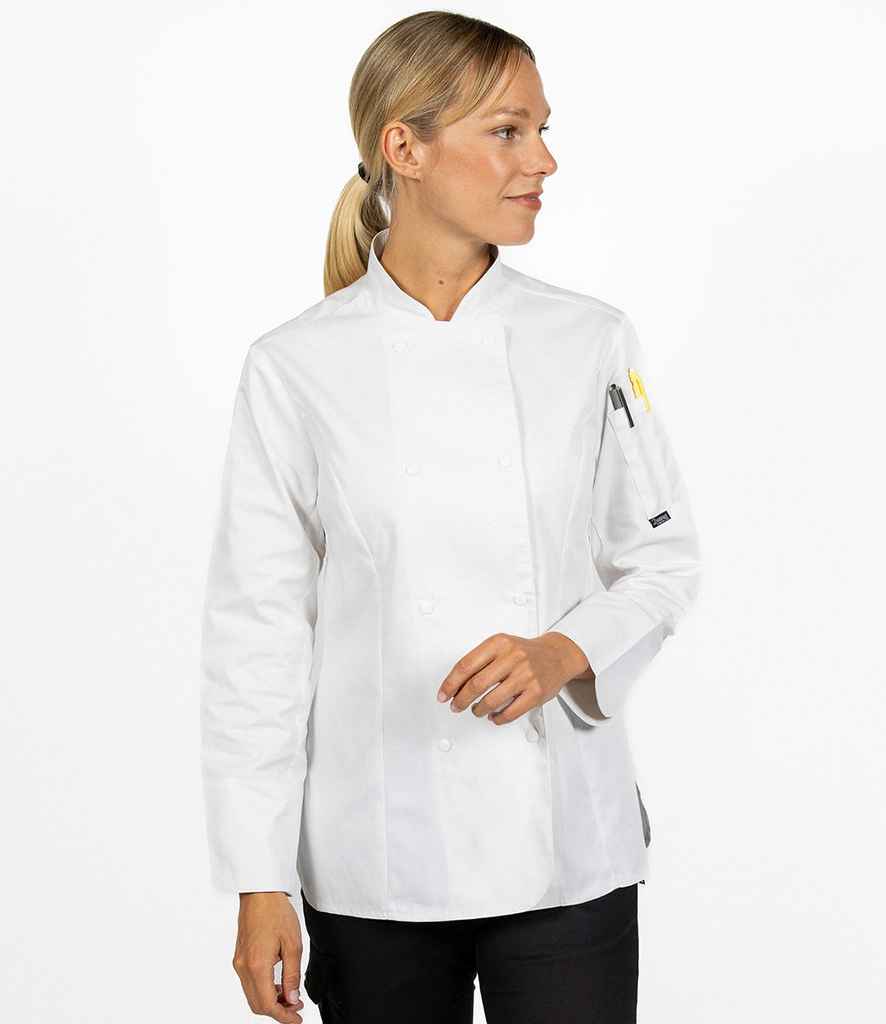 Dennys - Ladies Long Sleeve Premium Chef's Jacket - Pierre Francis