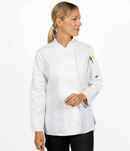 Dennys - Ladies Long Sleeve Premium Chef's Jacket - Pierre Francis