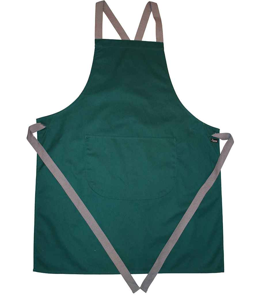 Dennys - Cross Back Apron - DE141 BLK ONE