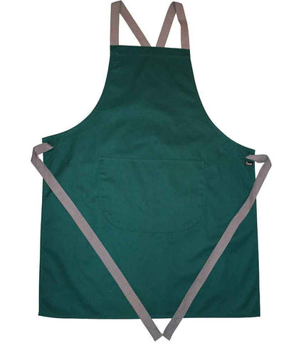 Dennys - Cross Back Apron - DE141 BLK ONE