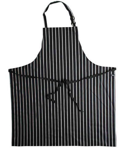 Dennys - Stripe Bib Apron - DE145 NV/WH ONE
